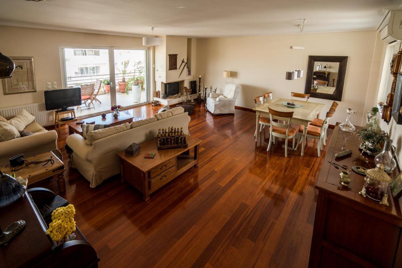 Family Getaway, Spacious And Luxurious, Sea View, Terrace, Next To Voula Beach, 20Min From Center Athens Ngoại thất bức ảnh